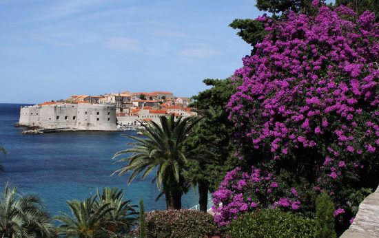 View of Dubrovnik walls
