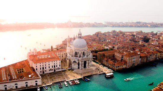 Sunset over the city of love - Venice, Italy