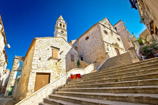 The town of Vis, with its stone buildings that were once palaces and villas, still retains a small-town charm.