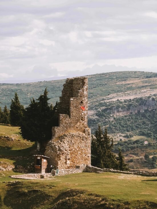 Kanine Castle, a historical fortress near Vlore, Albania. Photo: Lisa Van Vliet 