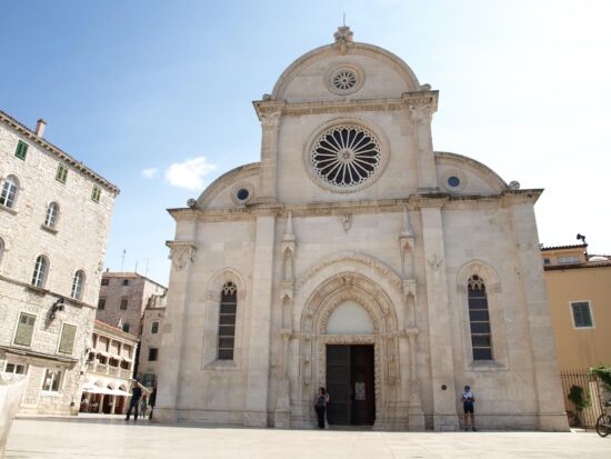 The Cathedral of St. James in Sibenik, the most important architectural monument of the Renaissance in Croatia.